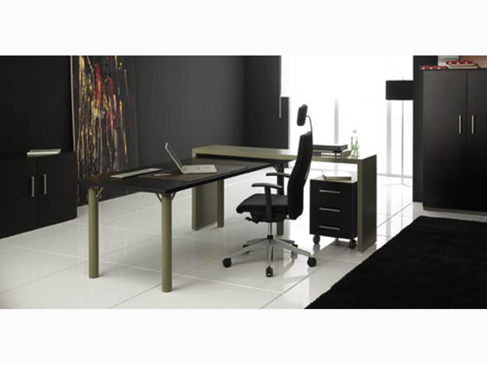 Isabella Modern Executive Desk With Optional Return 7