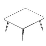 Square Shape Table (2 and 4 Persons)