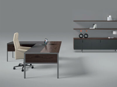 Pia Executive Desk With Modesty Panel And Optional Return Pedestal 9