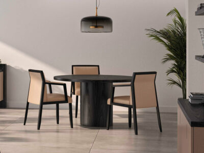 Alberto 1 Round, Rectangular And Barrel Shaped Meeting Table 1