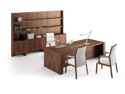 Alberto Executive Desk With Optional Return And Credenza Unit 3