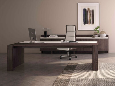Alberto Executive Desk With Optional Return And Credenza Unit