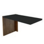 Alberto Executive Desk Leather Finish Return