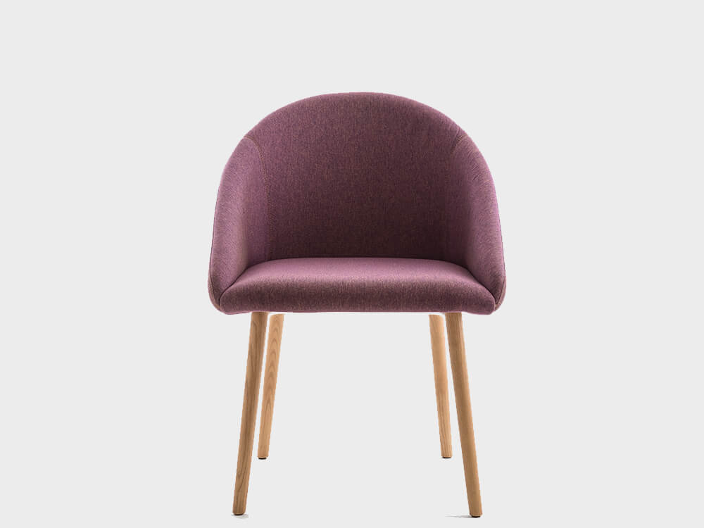 Bianca 1 Soft Seating Visitor Chair Woodlegs