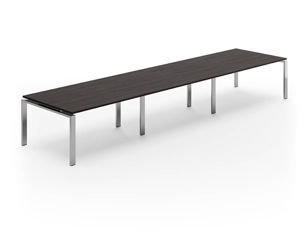 Freya 1 Rectangular Meeting Table With Chrome Legs 8