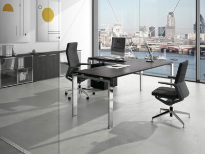 Freya Operational Office Desk With Optional Return And Modesty Panel 2