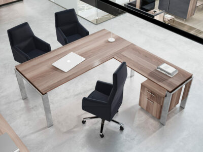 Freya Operational Office Desk With Optional Return And Modesty Panel 4