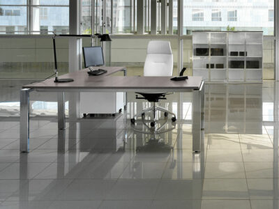 Freya Operational Office Desk With Optional Return And Modesty Panel 9