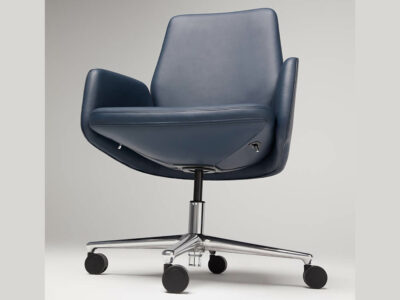 Iris Low, Medium And High Back Executive Chair With Upholstered Or Wood Finish Back 20
