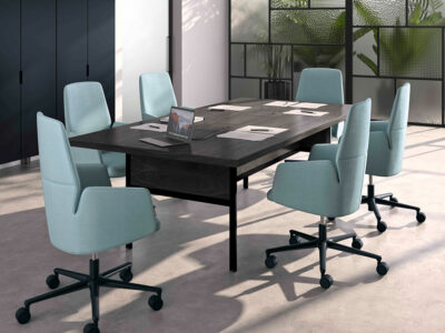 Iris Low, Medium And High Back Executive Chair With Upholstered Or Wood Finish Back 26