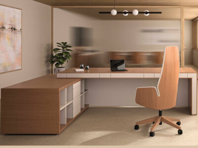 Salvia Classic Executive Desk With Optional Return And Credenza Unit 1