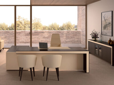 Salvia Classic Executive Desk With Optional Return And Credenza Unit