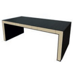 Desk without Modesty Panel (Wood Finish)
