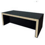 Desk with Modesty Panel (Wood Finish)