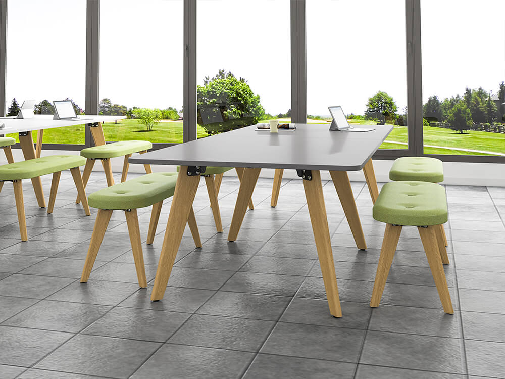 Cirocco 1 Normal Height Rectangular Meeting Table 2