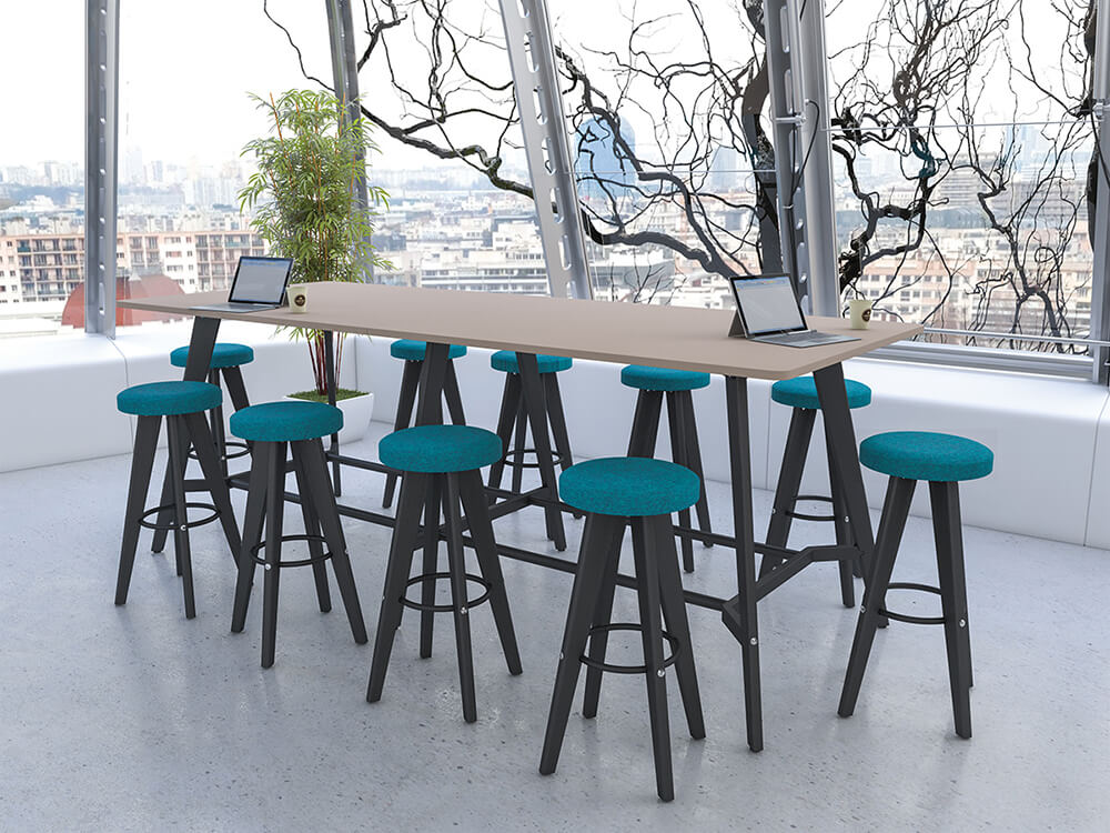 Cirocco – High Rectangular Meeting Table 6