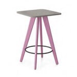 Radiused Square Shape Table (4 Persons)