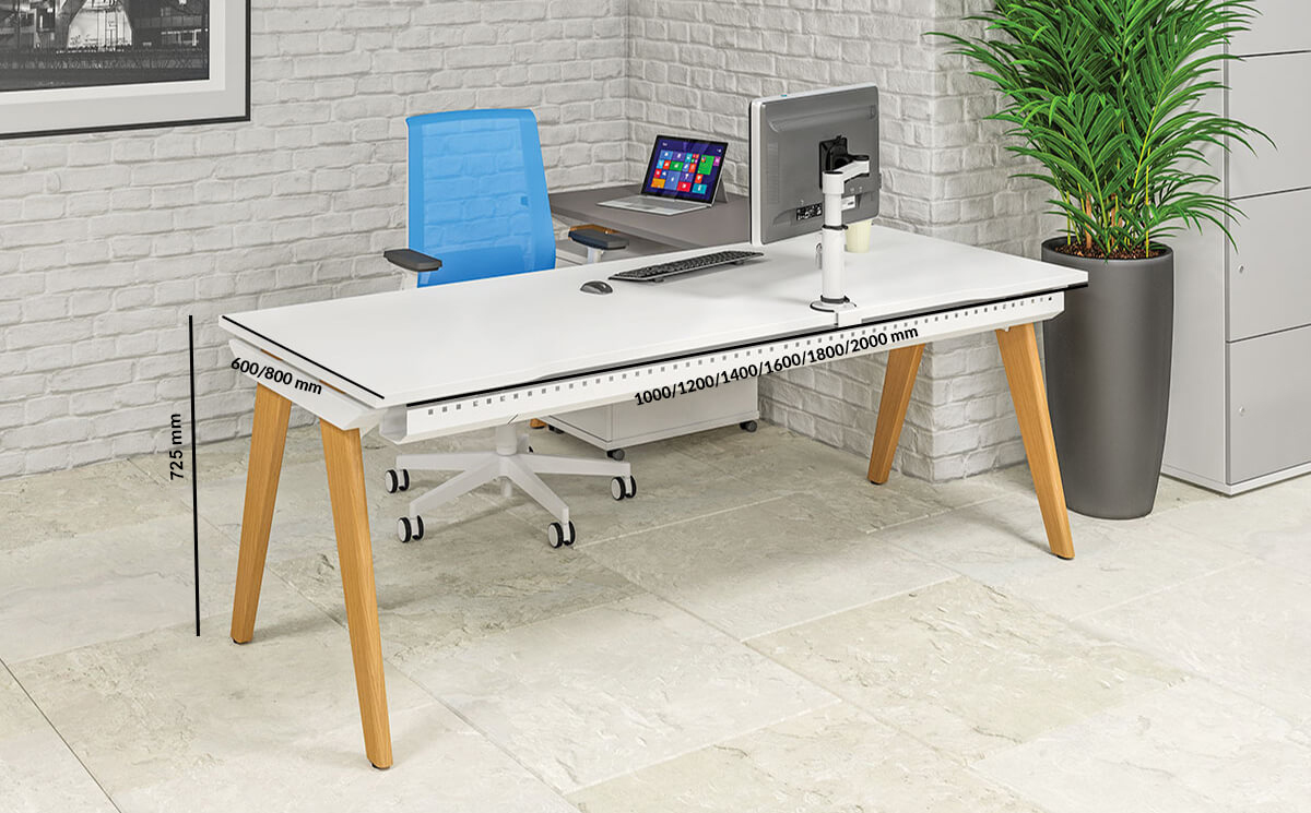 Columbo Executive Desk Size