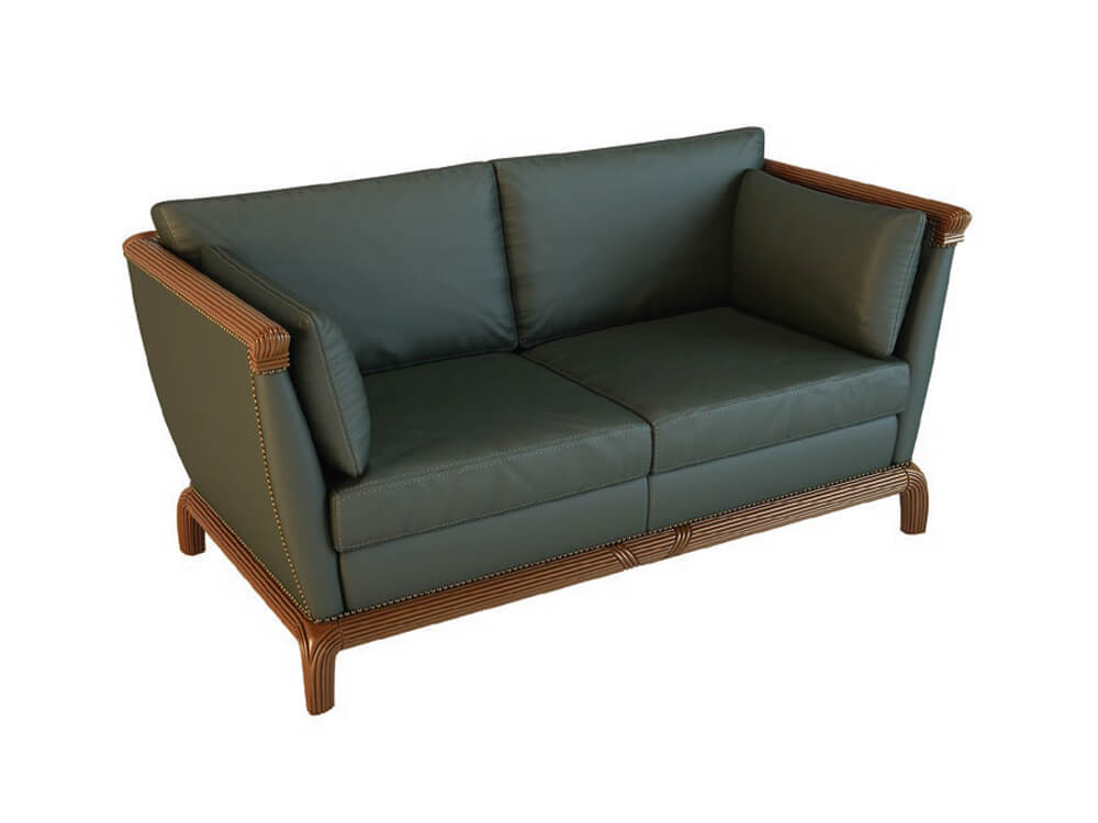 Eliza 1 Classic One, Two And Three Seater Sofa With Curved Wood Finish Legs 3