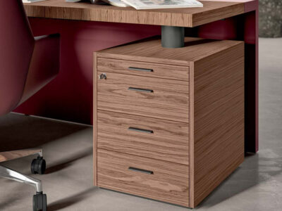 Enzo Wood Veneer Executive Desk 6