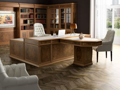 Josephine Classic Executive Desk With Optional Return And Credenza Unit