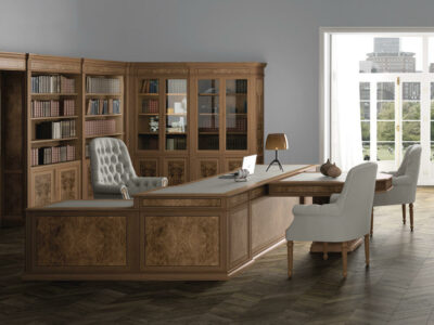 Josephine Classic Executive Desk With Optional Return And Credenza Unit 6