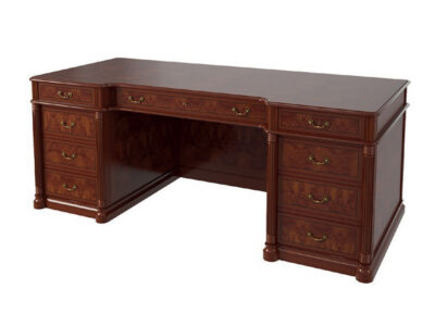 Josephine Classic Executive Desk With Optional Return And Credenza Unit 7