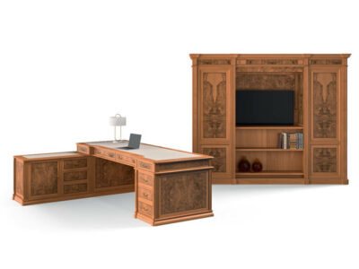 Josephine Classic Executive Desk With Optional Return And Credenza Unit 9