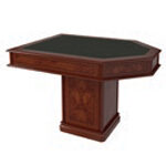 Josephine Classic Executive Desk With Optional Return And Credenza Unit.front Return Leather