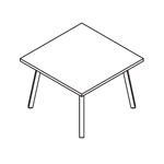 Square Shape Table (2 and 4 Persons)