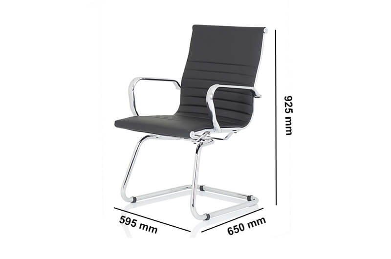 Novel 3 Multipurpose Cantilever Chair Dimensions Image