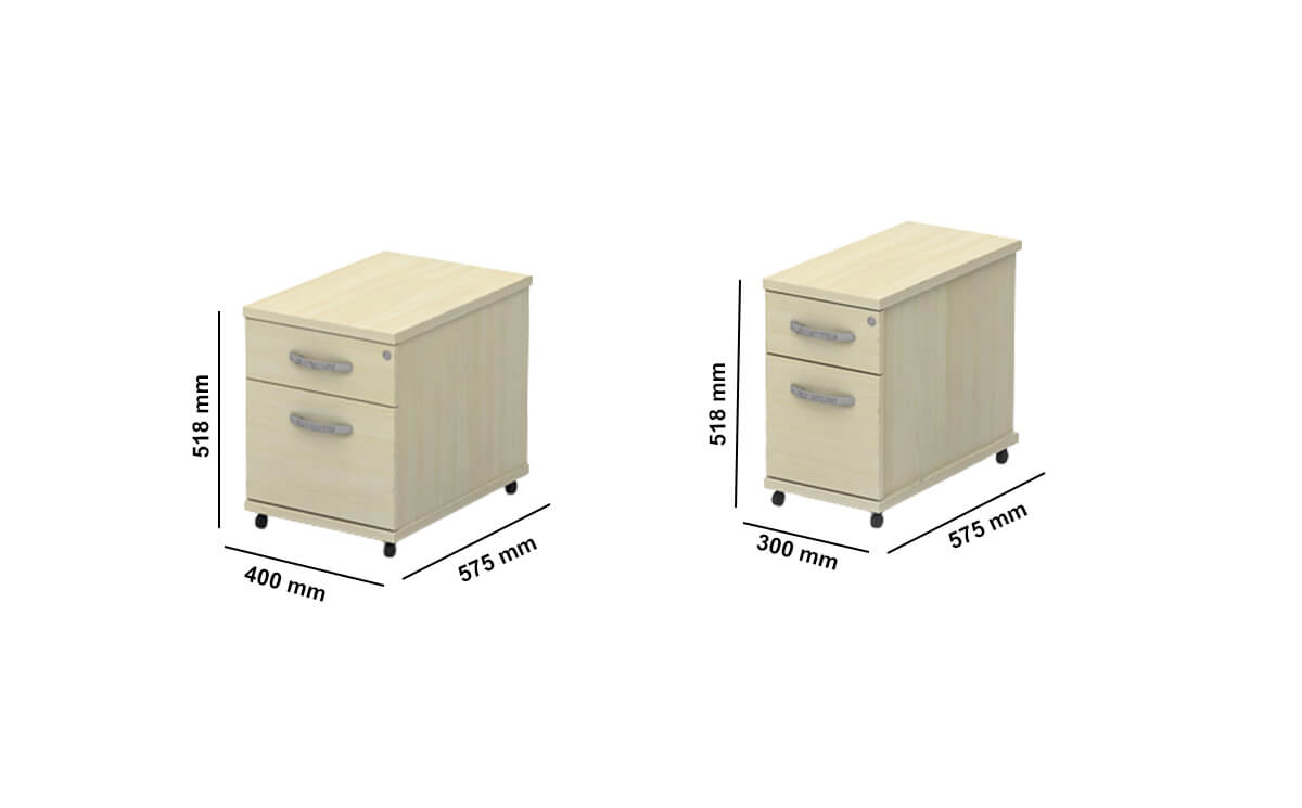 Ibara Mobile Pedestal Dimensions