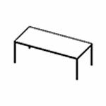 Small Rectangular Shape Table (6 and 8 Persons)