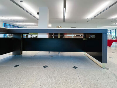 Laira Executive Desk With Modesty Panel And Optional Return And Credenza Unit 15