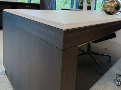 Laira Executive Desk With Modesty Panel And Optional Return And Credenza Unit 17