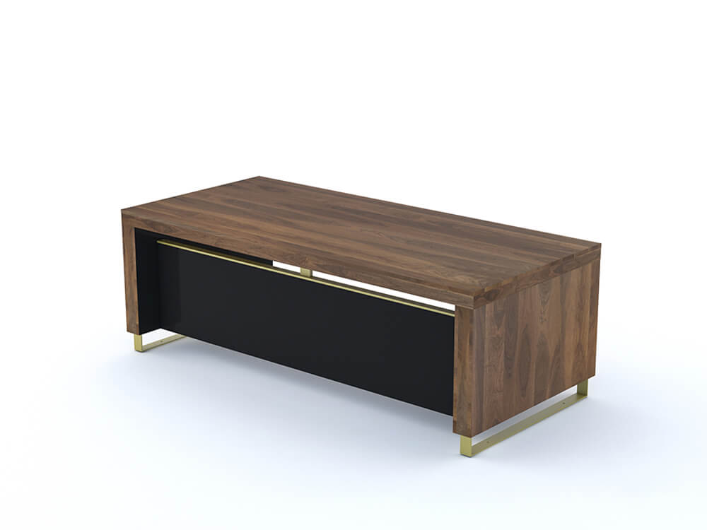 Laira Executive Desk With Modesty Panel And Optional Return And Credenza Unit 23