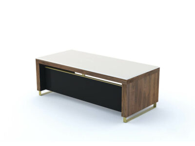 Laira Executive Desk With Modesty Panel And Optional Return And Credenza Unit 25