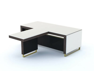 Laira Executive Desk With Modesty Panel And Optional Return And Credenza Unit 26