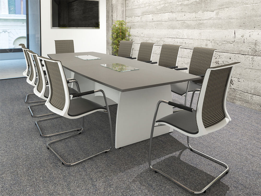 Nico Mesh Back Cantilever Frame Meeting Chair 3