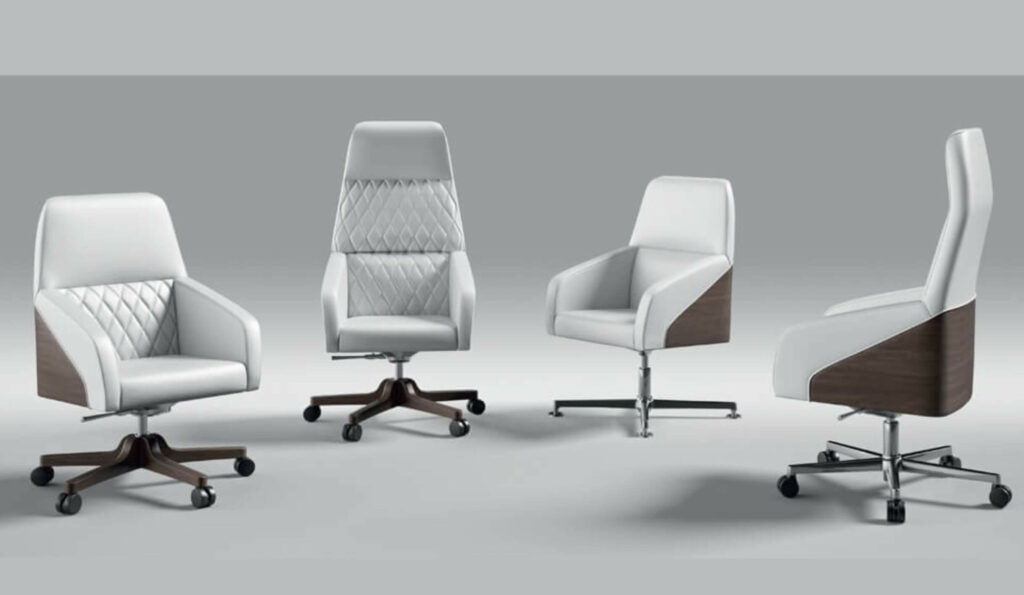 4 ergonomic executive chairs to provide maximum comfort and support to professionals with a range of height, weight, and body dimensions.