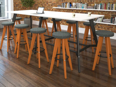 Cirocco 2 Stool With Oak Ral Legs 3