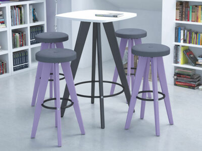 Cirocco 2 Stool With Oak Ral Legs 5