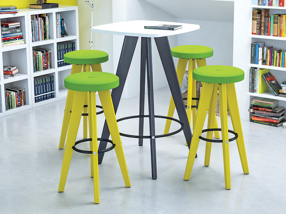 Cirocco 2 Stool With Oak Ral Legs 6