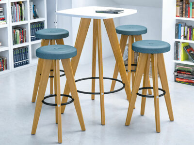 Cirocco 2 Stool With Oak Ral Legs 7