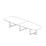 Medium Oval Shape Table (14 Persons)