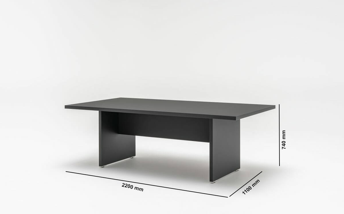 Hamburg 1 Rectangular & Barrel Shape Meeting Table Size