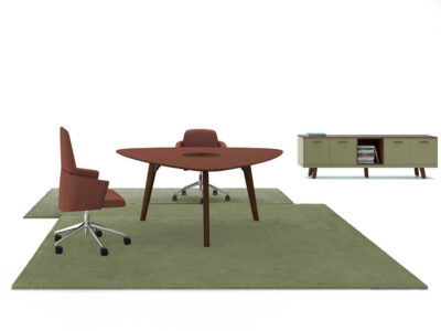 Yahia Triangular Shape Meeting Table 02