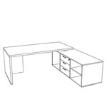 Alora Desk With Credenza