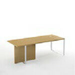 Fabrice Desk With Modesty Left