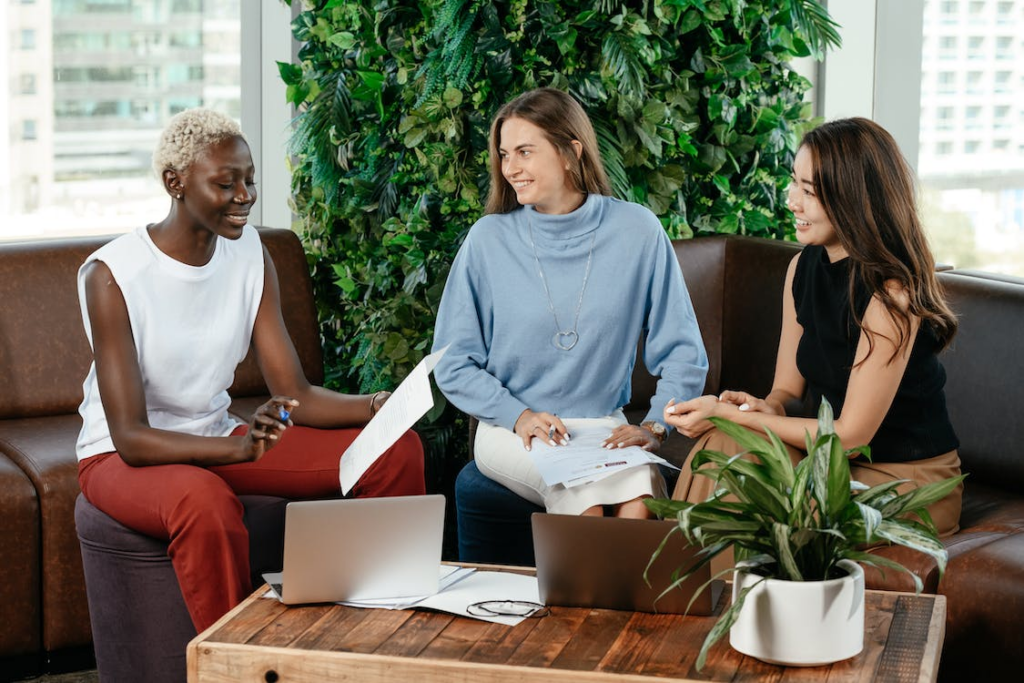 Adding indoor plants to your workspace can reduce dust and create a calming vibe.